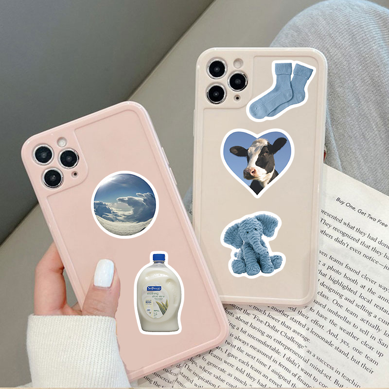 Bộ 60 Miếng Dán Graffiti Dễ Thương Chống Nước Trang Trí Ván Trượt / Laptop / Xe Hơi