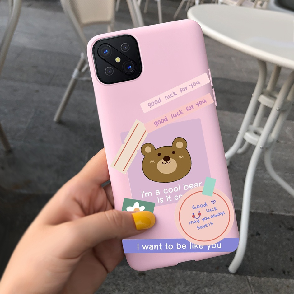 Ốp Điện Thoại Silicon Mềm Hình Trăng Sao Thời Trang Cho OPPO Reno4 Z 5G CPH2065 Reno 4Z 5G OPPO A92S