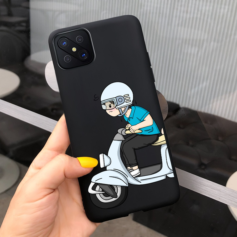 Ốp Điện Thoại Silicon Mềm Hình Trăng Sao Thời Trang Cho OPPO Reno4 Z 5G CPH2065 Reno 4Z 5G OPPO A92S