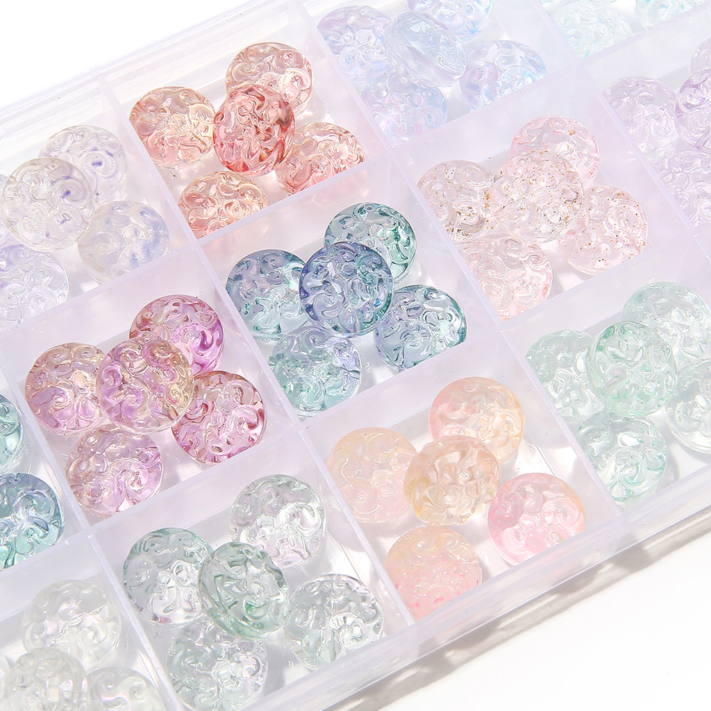 Túi Hạt Cườm Ba Chiều 13mm Dùng Làm Trang Sức DIY