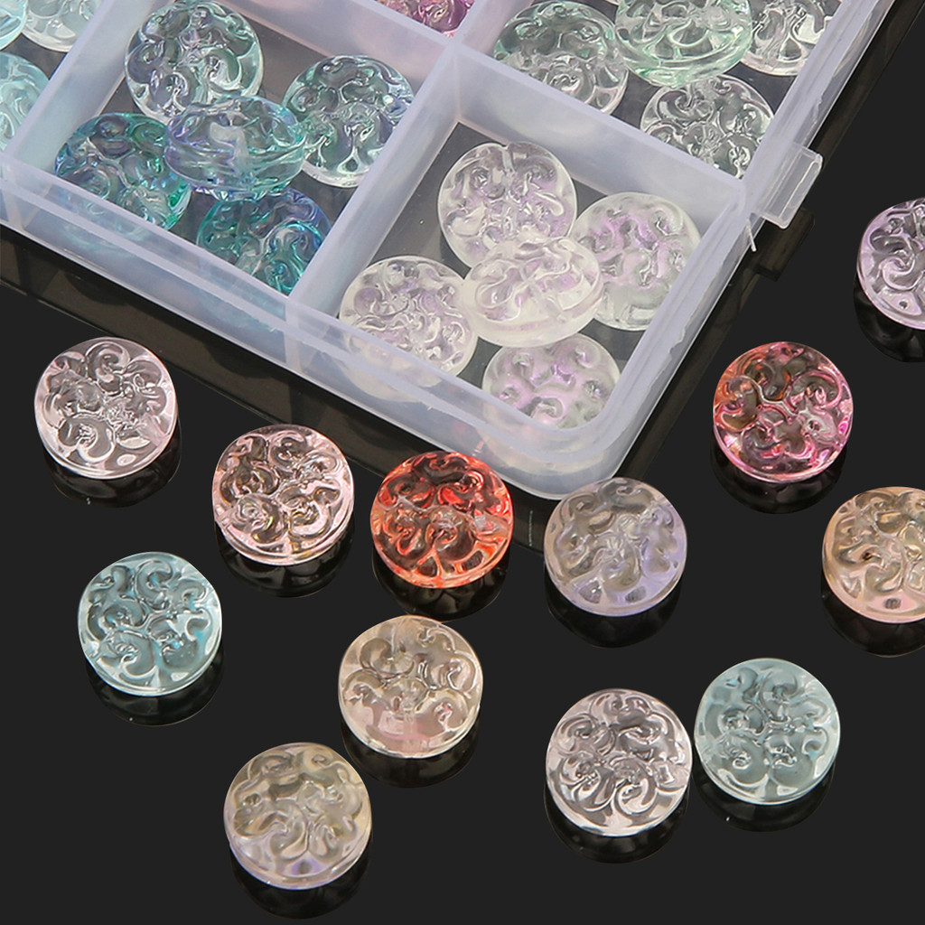 Túi Hạt Cườm Ba Chiều 13mm Dùng Làm Trang Sức DIY