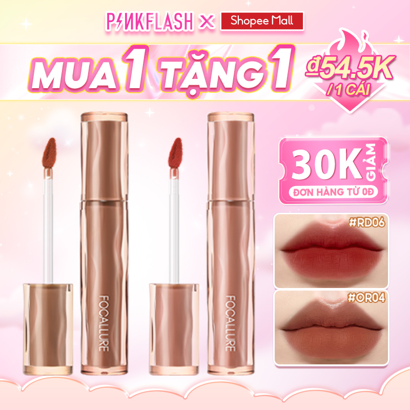 Son Môi Dưỡng Ẩm Thoáng Khí Mịn Màng Sắc Tố Cao Hình Bướm FOCALLURE