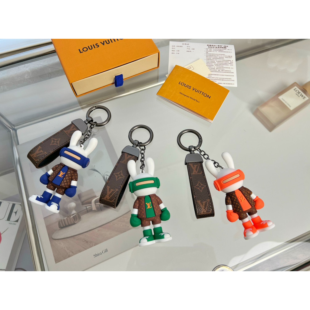 Năm Mới Thỏ! Sắp tới! Quay nó đi, làm cho nó, may mắn đi! Móc Khóa Hình Thỏ May Mắn Đáng Yêu