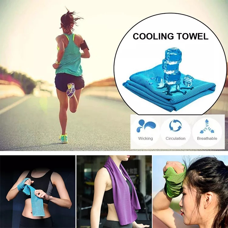 Khăn Lau Thể Thao Đa Năng Thấm Hút Mồ Hôi Khô Nhanh Cho Nam / Nữ