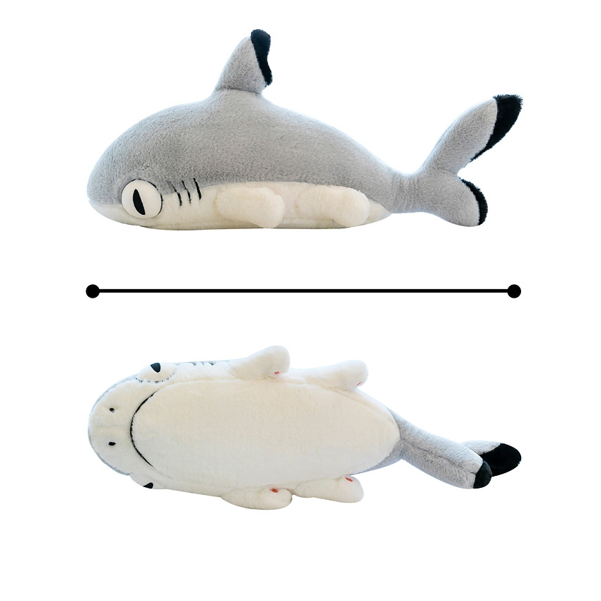 LAHOMIA 70cm Đồ chơi Thú Nhồi Gấu Bông Cá mập vô 4 chân mèo