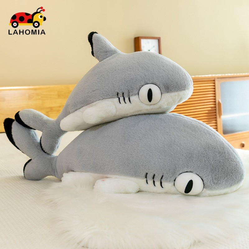 LAHOMIA 70cm Đồ chơi Thú Nhồi Gấu Bông Cá mập vô 4 chân mèo