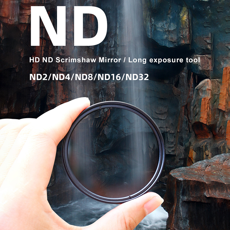 Nd Bộ Lọc Trung Tính ND2 ND4 ND8 37mm 40.5mm 43mm 46mm 49mm 52mm 55mm 58mm 62mm 67mm 72mm 77mm 82mm