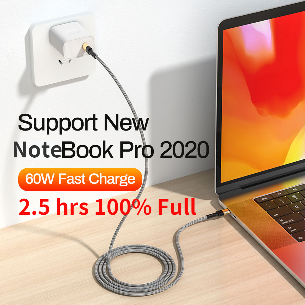Cáp sạc nhanh MIONE type c 60w chất lượng cho laptop Samsung S22 S21 Ultra Xiaomi Mi 12 Cho Ip 13 14 ProMax
