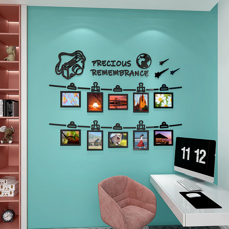 Nổi mica tranh khung ảnh ảnh treo tường trang trí dán tường 3d acrylic nghiên cứu phòng khách sofa treo tường cảnh quan