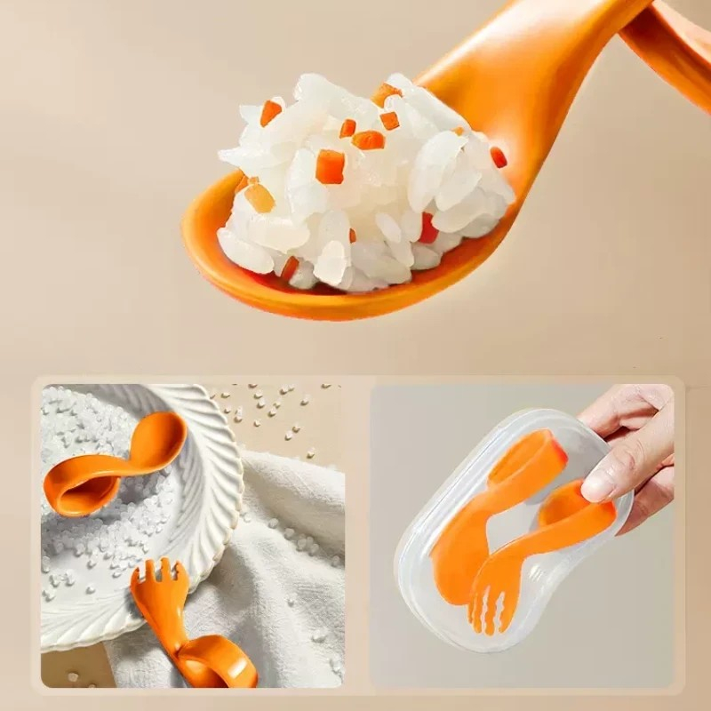 Bộ Muỗng Nĩa Tập Ăn Dành Cho Bé