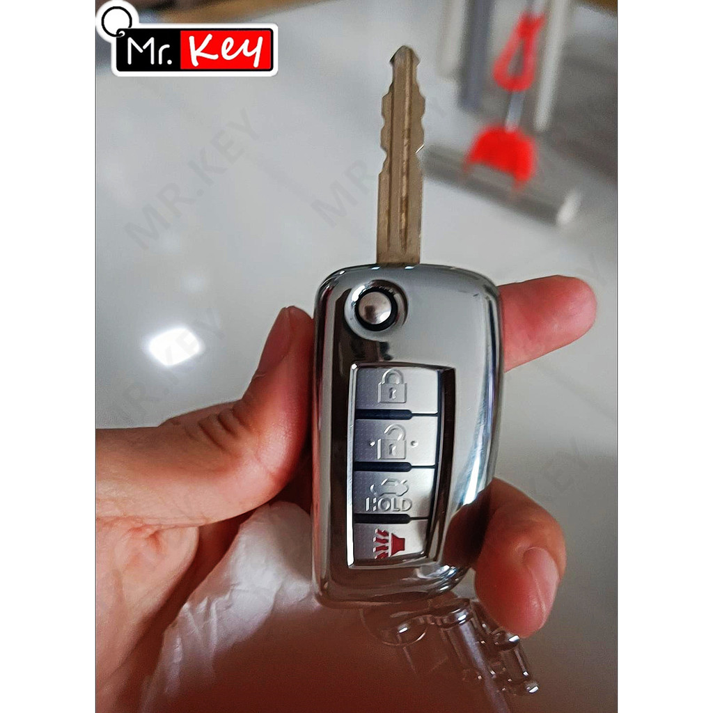 Vỏ TPU Bảo Vệ Chìa Khóa Xe Hơi Nissan Frontier Navara March Micra Blue Bird Sylphy Kicks Terra X-Trail Qashqai Tida Nissan Rem