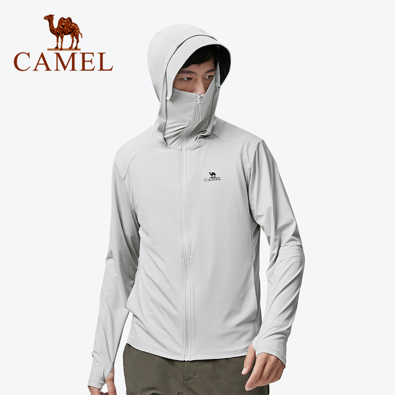 Áo khoác chống nắng CAMEL vải lụa lạnh mỏng thời trang cho nam