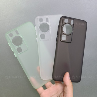 Ốp điện thoại dẻo siêu mỏng màu mờ thời trang cho huawei p60 pro