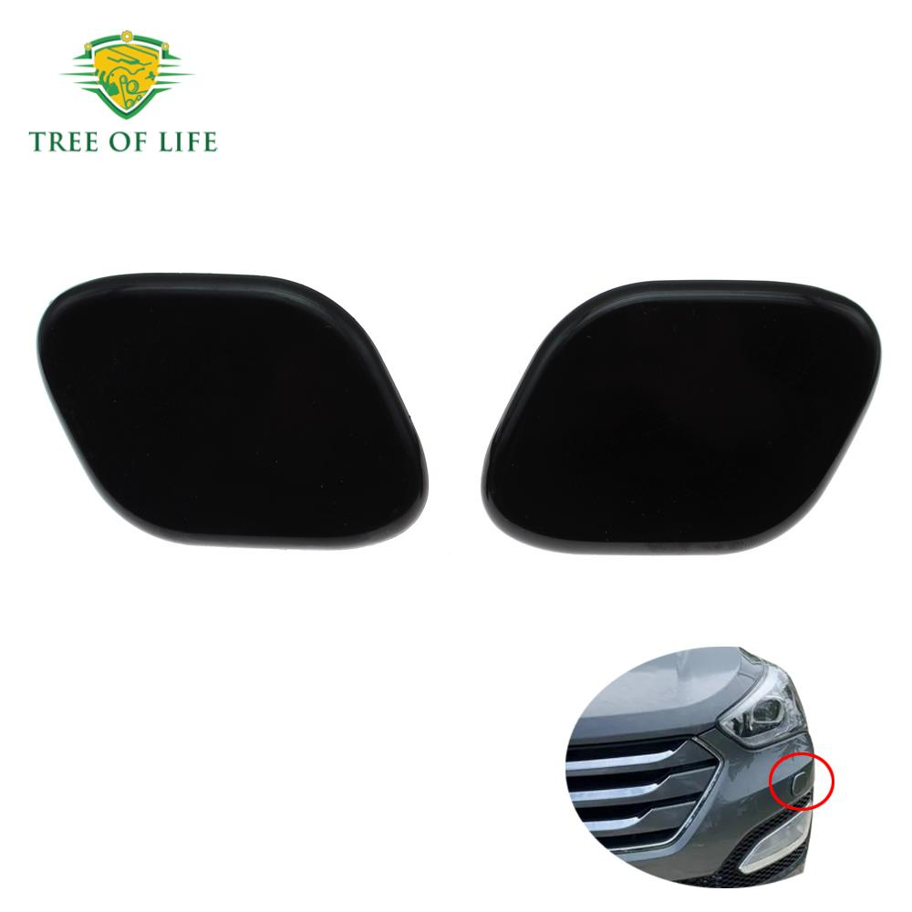 Hyundai Santa Fe 2013-2016 Cản Trước Đèn Pha Máy Giặt Vòi Phun Nắp Phản Lực Bên Trái 98681-b8000 986