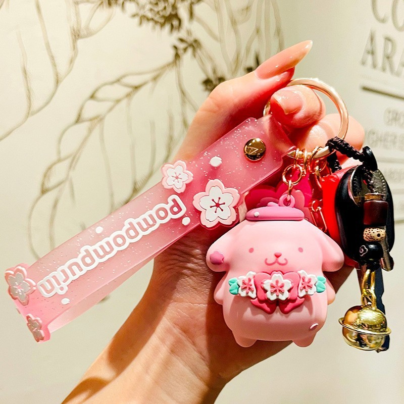 Hw Móc Khóa PVC Hình Thú Hoạt Hình Đáng Yêu