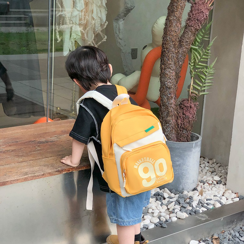 Ba Lô In Chữ Phong Cách Hàn Quốc Thời Trang Cho Bé