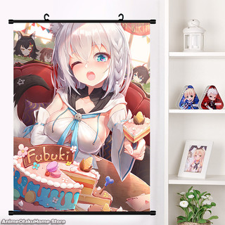 Áp Phích Treo Tường Trang Trí Hình Hololive VTuber Shirakami Fubuki