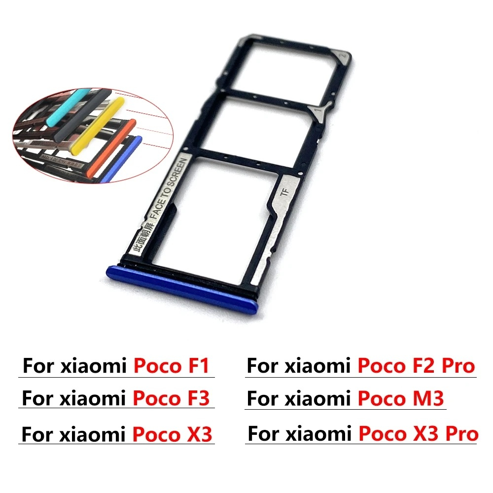 Khay Đựng Thẻ SIM Thay Thế Chuyên Dụng Cho Xiaomi Poco X3 / X3 NFC F2 Pro POCOHONE F1