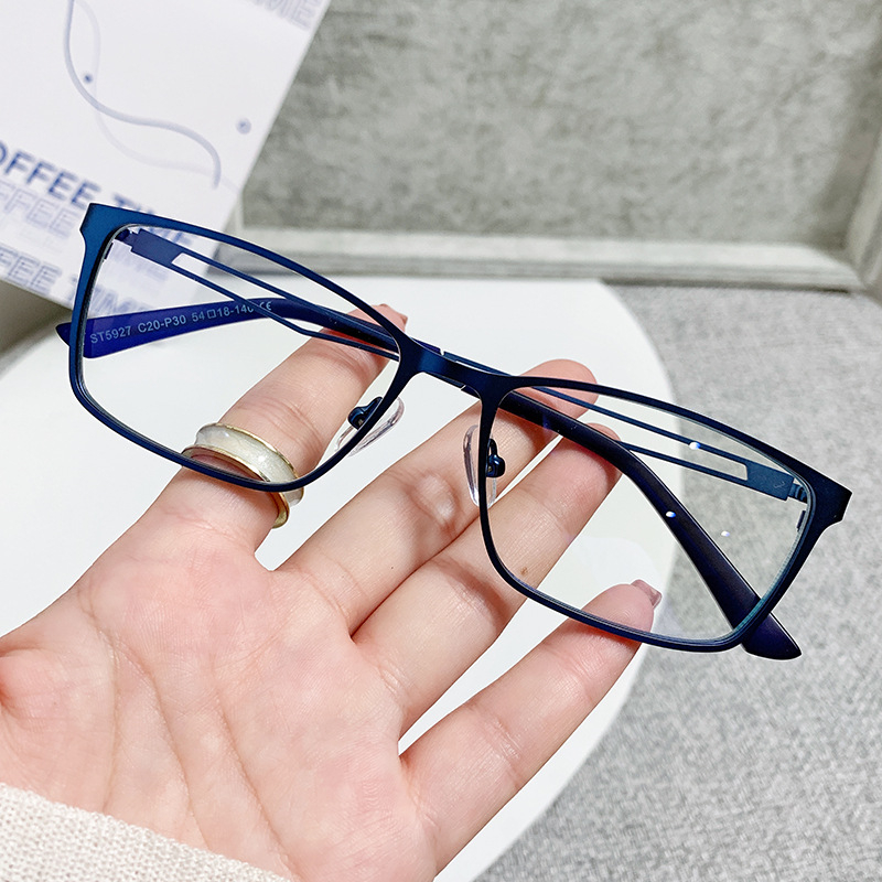 Mắt kính cận Viendo 5927 gọng vuông đổi màu chống tia xanh UV 0 ~ -6.0 độ cho nam (có cắt theo yêu cầu)