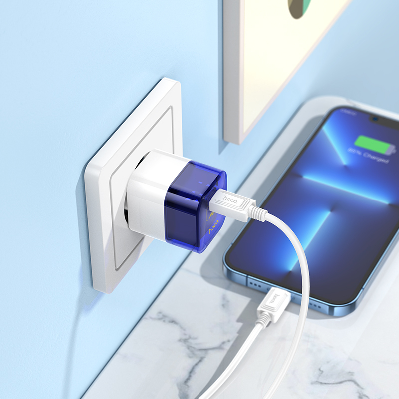 Củ Sạc Nhanh HOCO C125A 20W USB C PD 3.0 Cho Điện Thoại 13 13 Mini 13 Pro 13 Pro Max 12 11 XR Galaxy Pixel 4 / 3 Mi