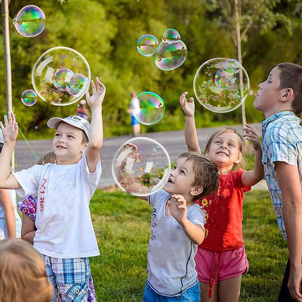 Bộ Dụng Cụ Tự Làm Bong Bóng Hai Mặt Bằng Nhựa Nano Cho Bé Trai Bé Gái