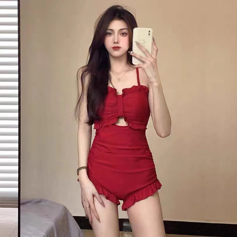 Bộ Đồ Bơi Một Mảnh Ôm Dáng Không Đối Xứng Quyến Rũ Cho Nữ