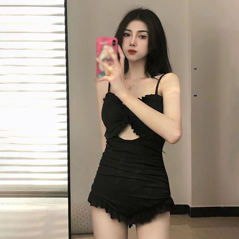 Bộ Đồ Bơi Một Mảnh Ôm Dáng Không Đối Xứng Quyến Rũ Cho Nữ