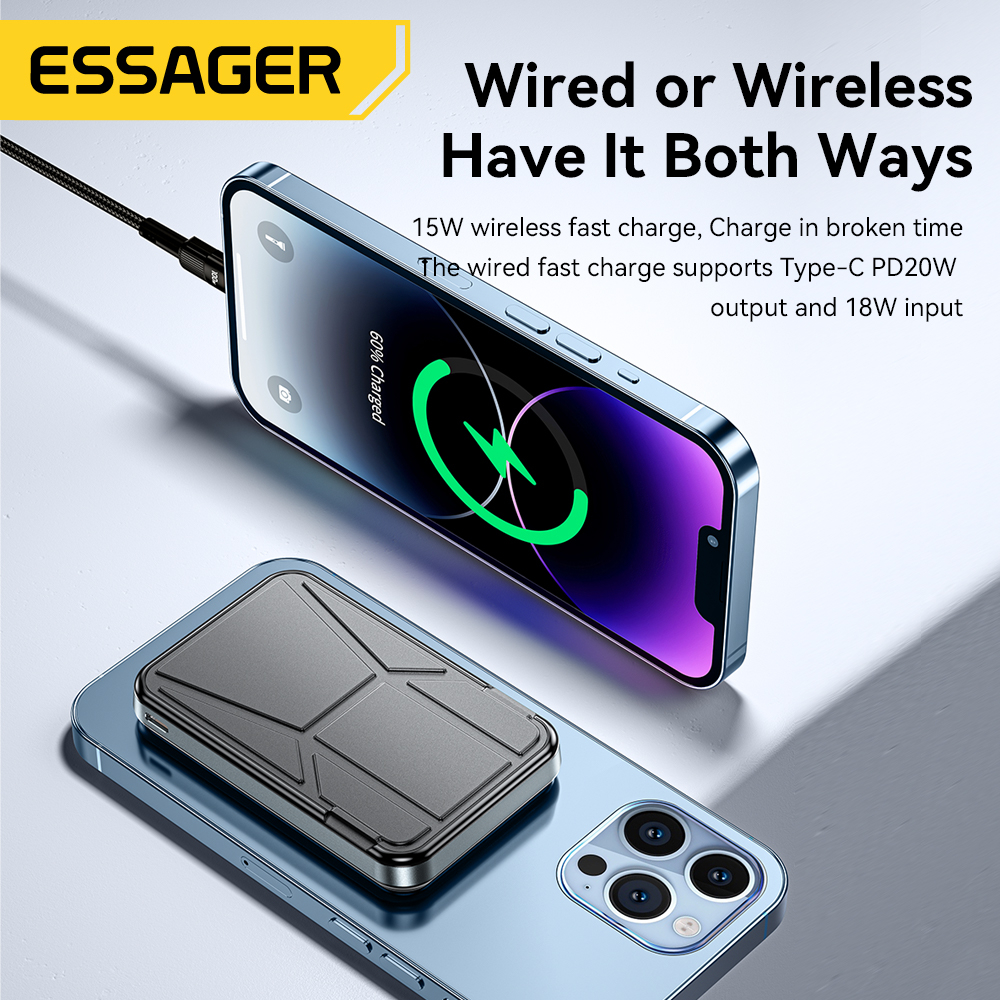 Pin Sạc Dự Phòng Essager 15W / 20W 10000MAH Cho Điện Thoại Di Động Iphone Samsung