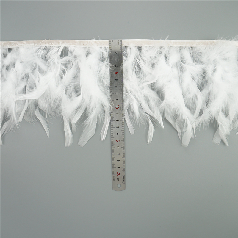 2m Dây Ruy Băng Lông Vũ Rộng 5-6inch Trang Trí Tiệc Cưới