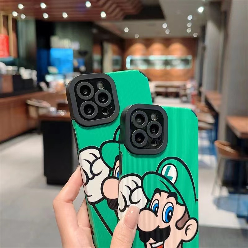 Ốp Điện Thoại Mềm Chống Rơi Họa Tiết Hoạt Hình Cho iPhone 11 12 7plus13 14Promax 6plus 11Promax 13Pro 7 / 8 6 X XR XS MAX SE 2020