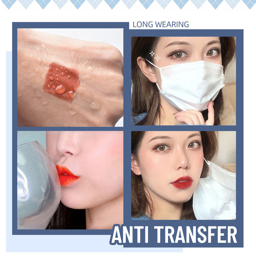 Set 5 thỏi son lì HENGFANG 1.5gx6 trang điểm lâu trôi chất lượng cao