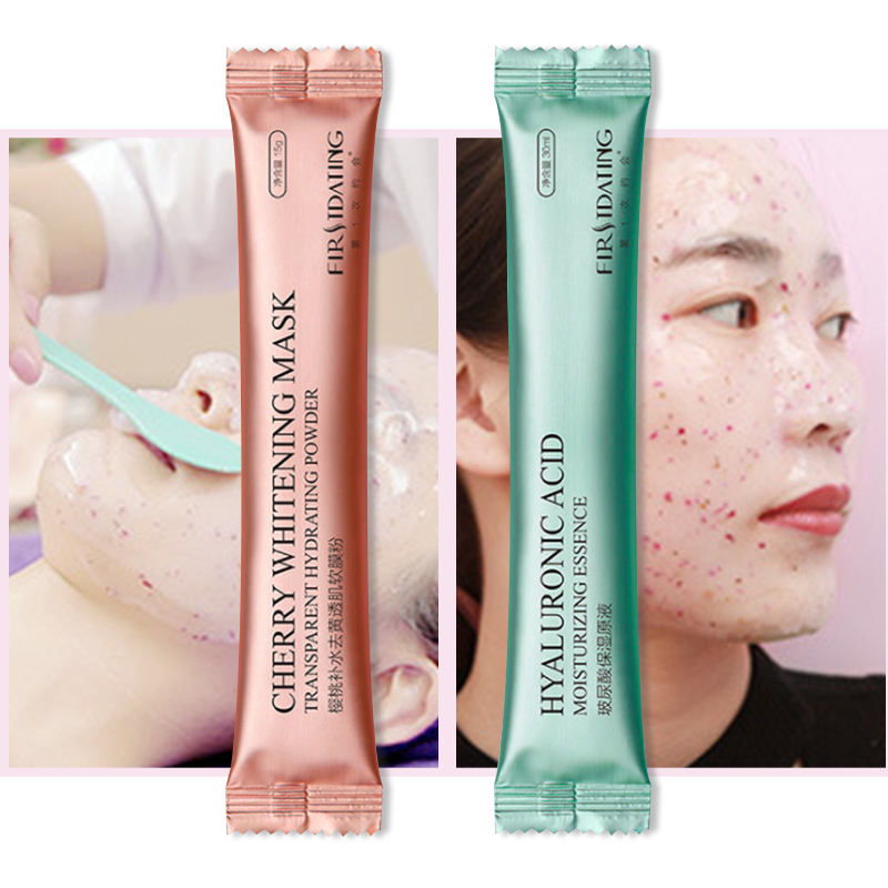 Bộ 5 Mặt Nạ Collagen Hoa Hồng Hyaluronic Acid Mềm Mại Chống Nếp Nhăn Và Lão Hóa