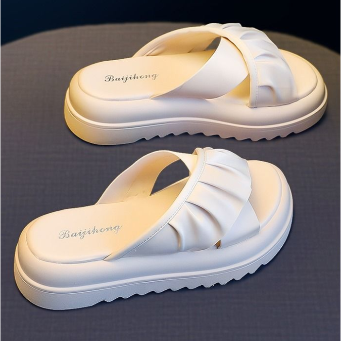 Dép Đế Mềm Dày Thoải Mái Chống Trượt Thời Trang Mùa Hè Cho Nữ
