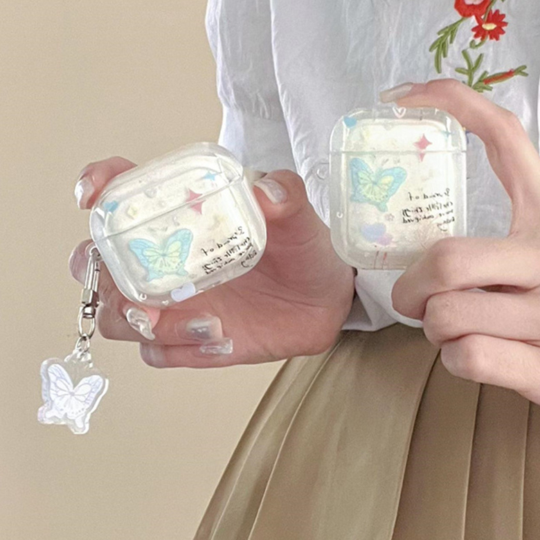 Ốp Bảo Vệ Hộp Đựng Tai Nghe AirPods 1 / 2 / 3 Hình Sóng Biển Xinh Xắn