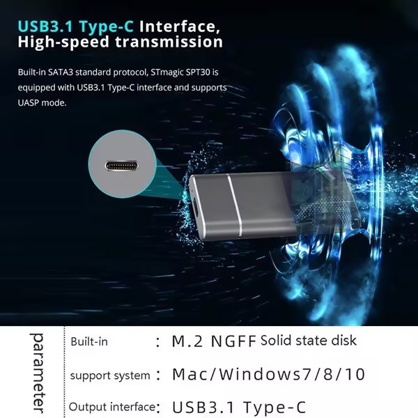 Ổ Cứng Di Động 4TB 8TB 16TB 32TB USB 3.0 SSD Tốc Độ Cao Cho Laptop / Máy Chiếu / Điện Thoại | BigBuy360 - bigbuy360.vn