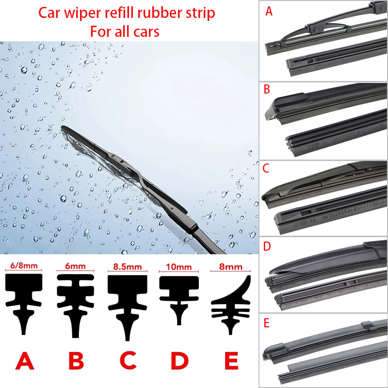 1 Cái Lưỡi Gạt Nước Cao Su (Nạp Lại) 35cm - 70cm
