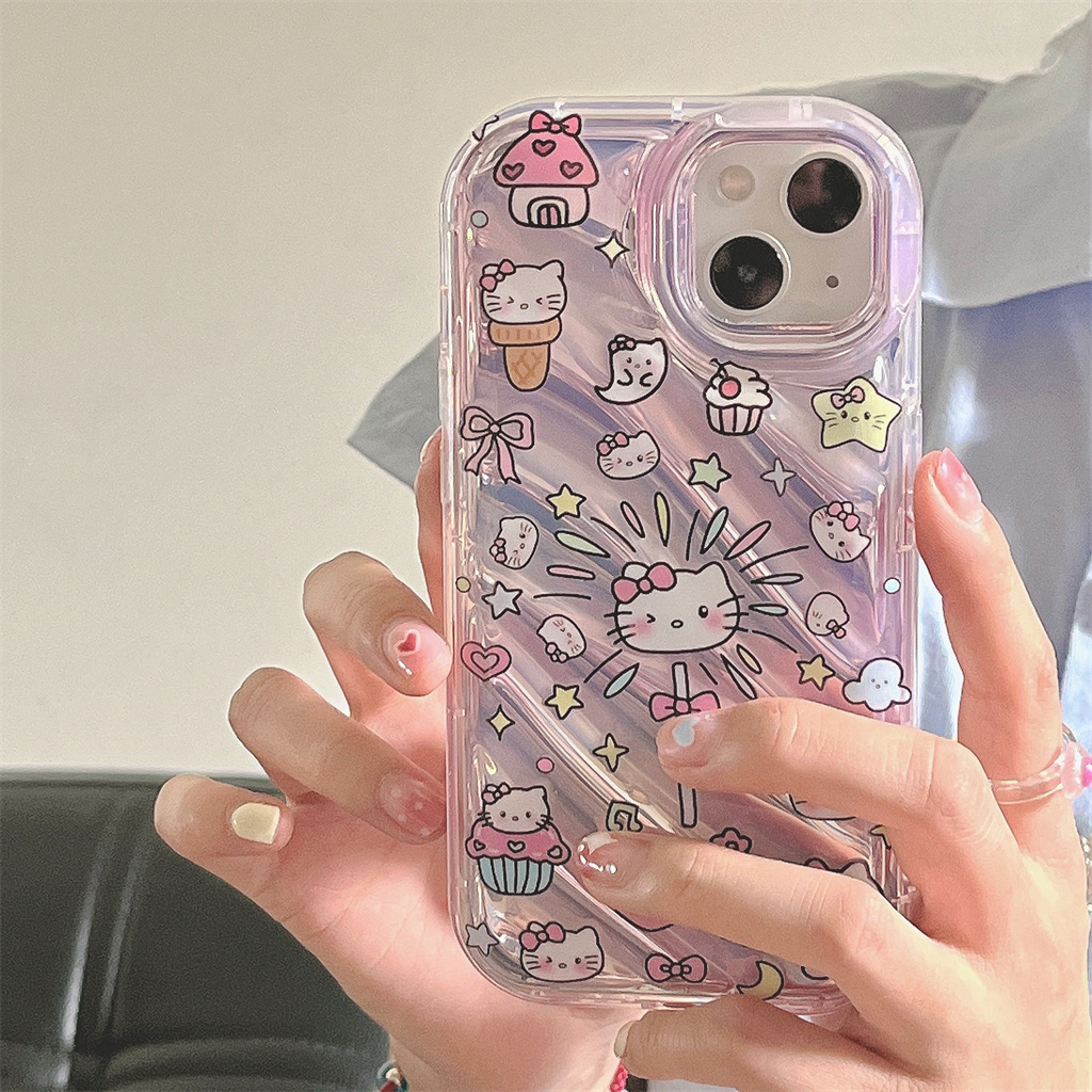 Ốp Điện Thoại TPU Dẻo Màu laser Hai Mặt Cho iphone Case 14 Pro Max 13 Pro Max 12 Pro Max