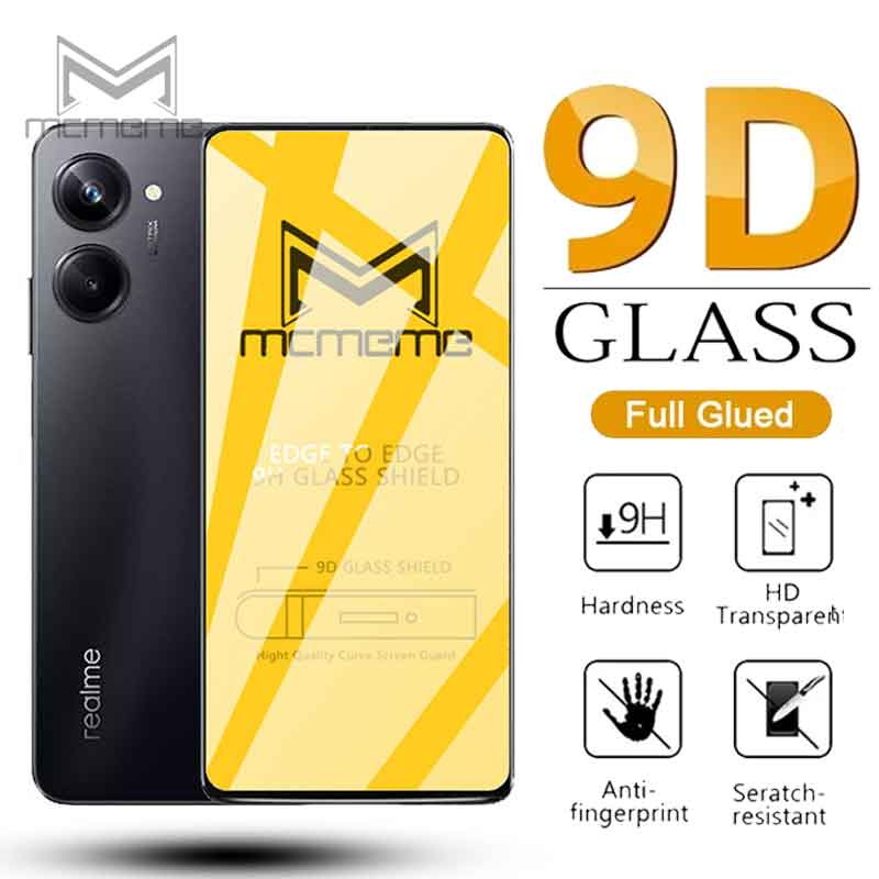 Kính cường lực 9D mới nhất full màn cho OPPO Realme 10 C55 C33 C30s C35 C21 C21Y C25Y C25s C30 C20 C25 C17 C11 9 9i 8 8i 7 6 5 3 Pro C15 C12 7i 6i 5i 5s