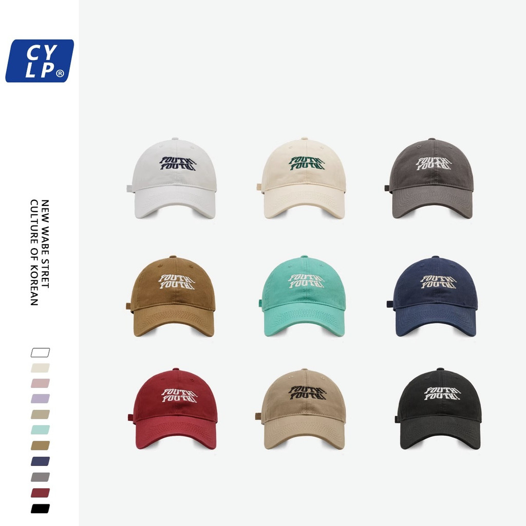 Mũ Lưỡi Trai Thêu Chữ Phong Cách Hàn Quốc Thời Trang Mùa Hè Cho Cặp Đôi