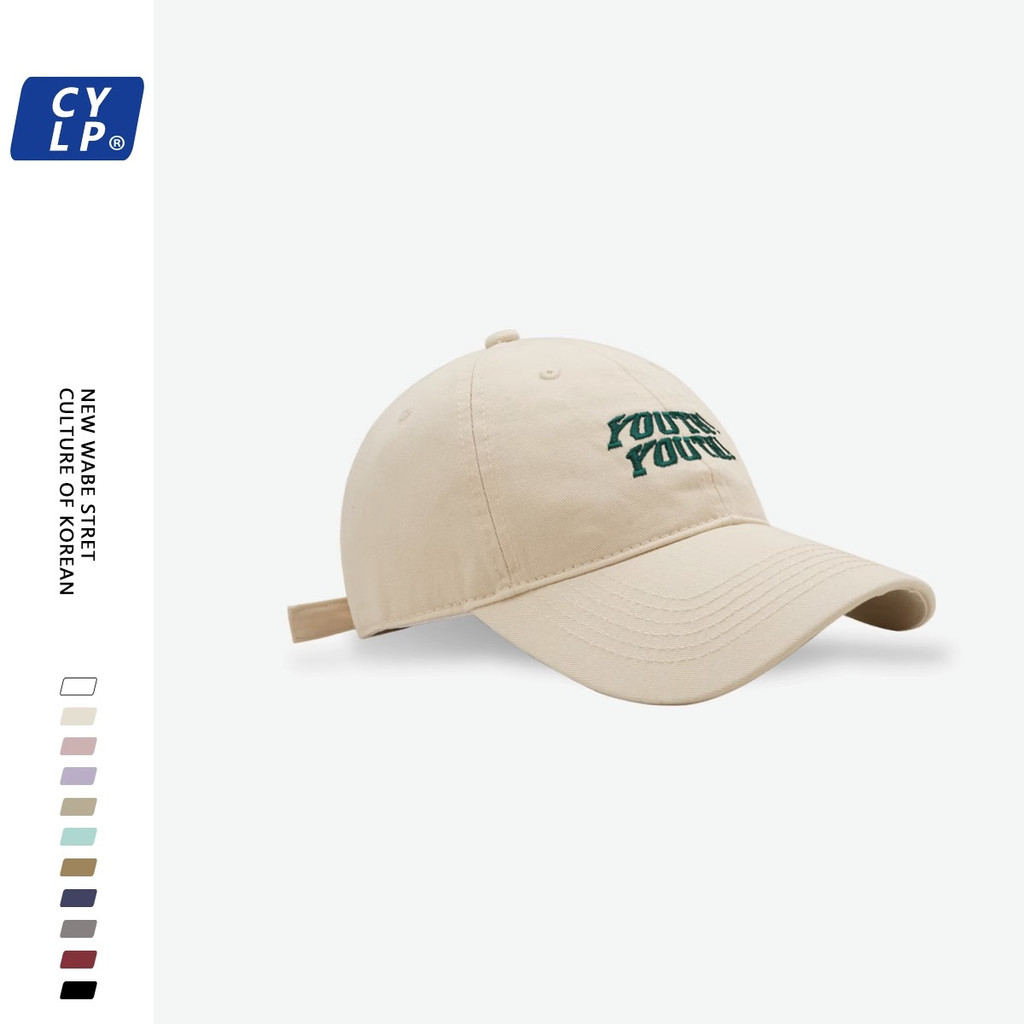 Mũ Lưỡi Trai Thêu Chữ Phong Cách Hàn Quốc Thời Trang Mùa Hè Cho Cặp Đôi