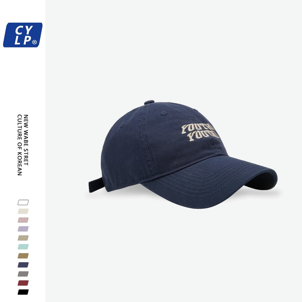 Mũ Lưỡi Trai Thêu Chữ Phong Cách Hàn Quốc Thời Trang Mùa Hè Cho Cặp Đôi