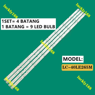1 bộ đèn led chiếu sáng cho tv lc-40le265m / lc-40le268m sharp 40 "lc-40le265 lc-40le268 a-hwcq40d675 runtkb437wjzz