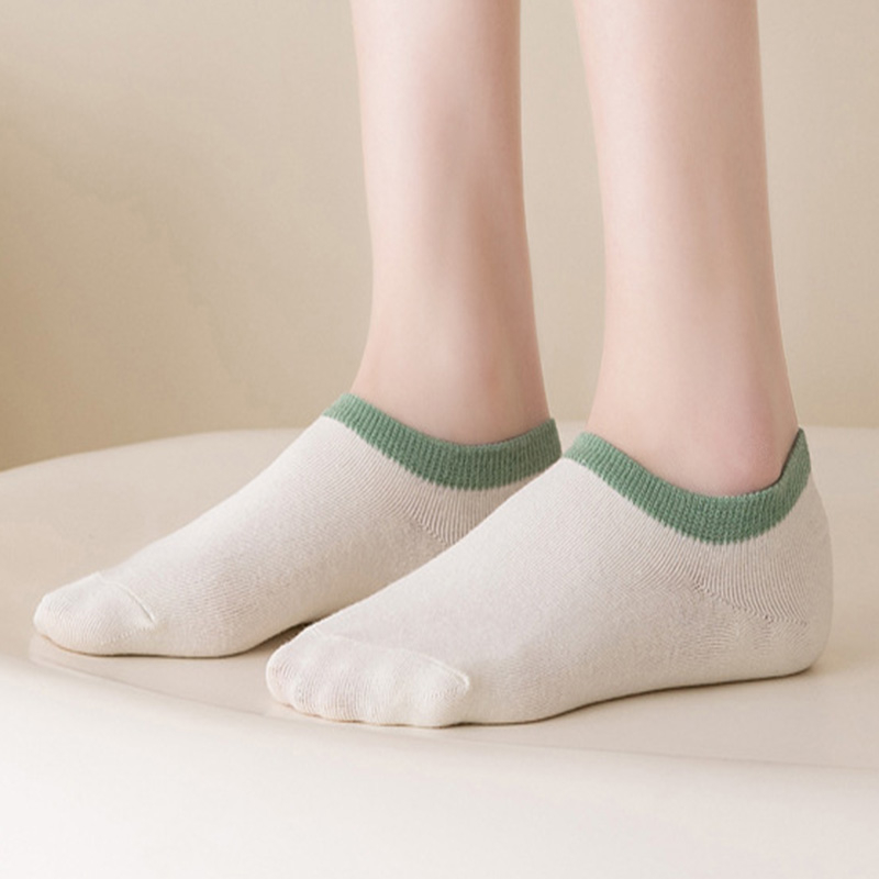 FHYL Vớ Thuyền Cotton Mỏng Vô Hình Nhiều Màu Khử Mùi Thông Gió Mùa Hè Hàn Quốc Cho Nữ