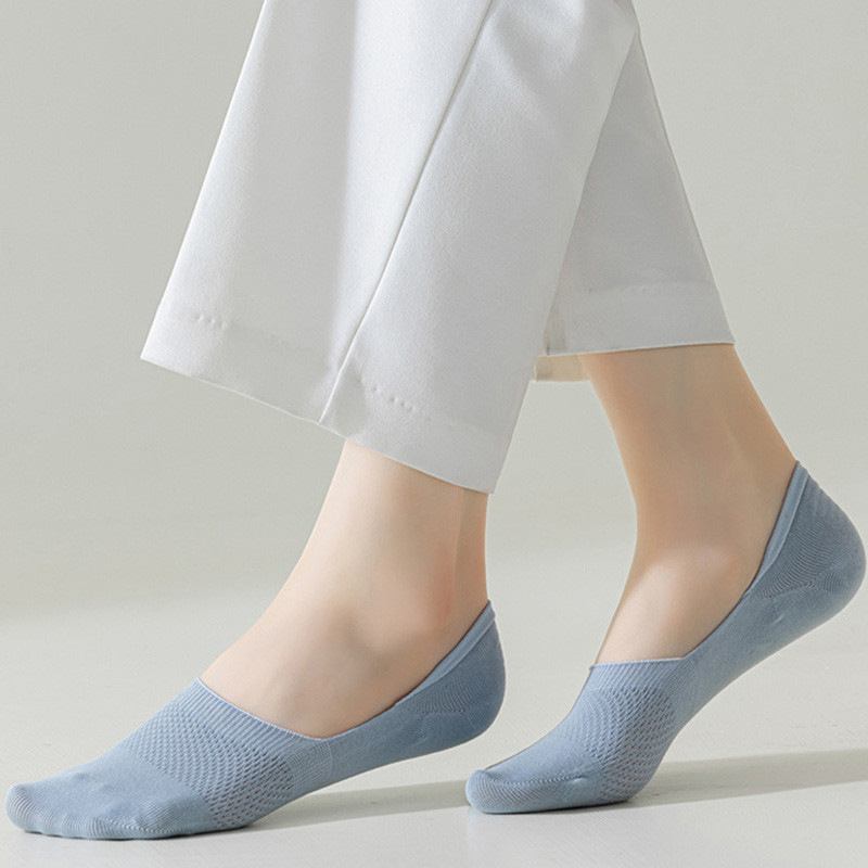 FHYL Vớ Lưới Cotton Mỏng Vô Hình Nhiều Màu Sắc Khử Mùi Mùa Hè Hàn Quốc Cho Nữ