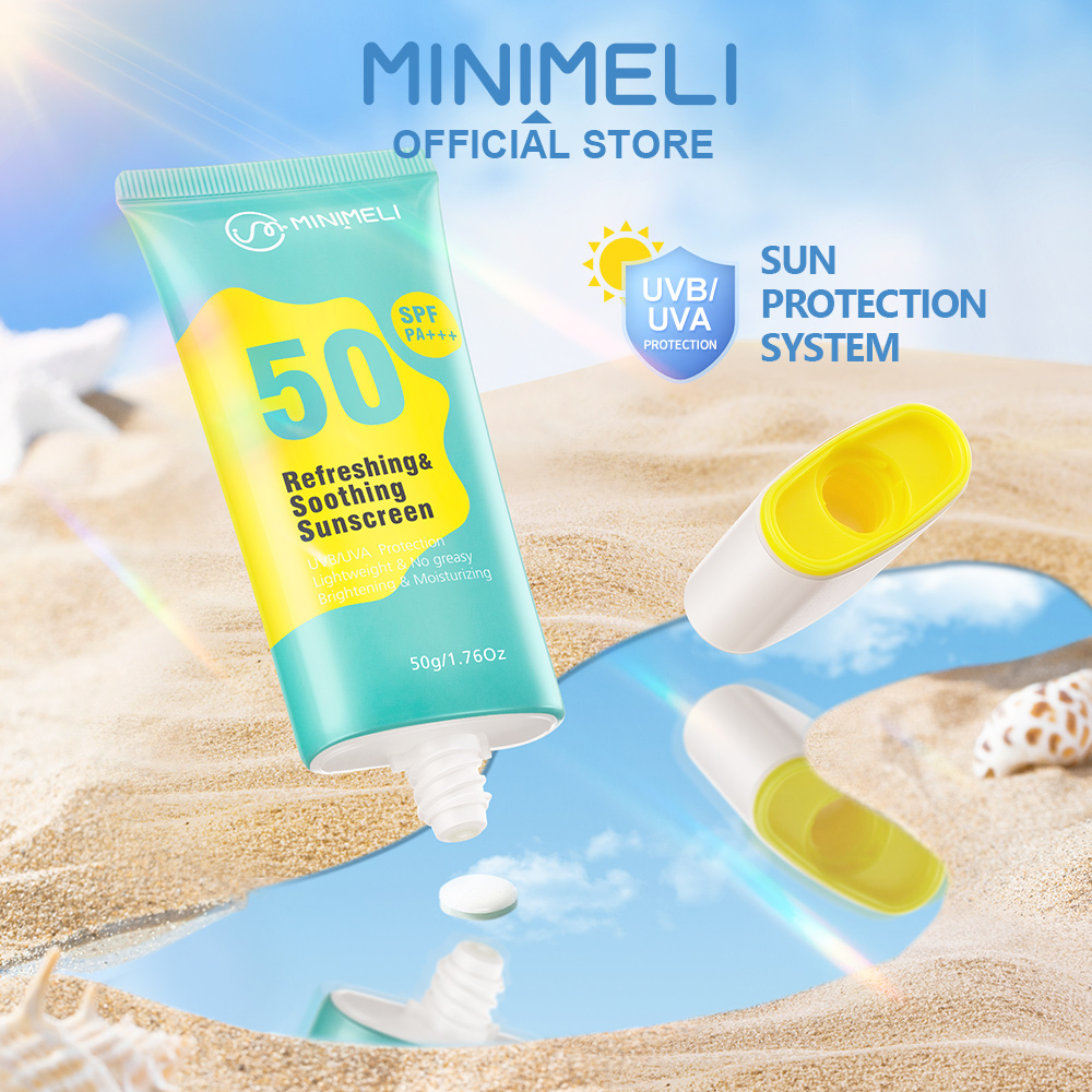 Kem Chống Nắng Mini Meli SPF50 PA + + + 50g