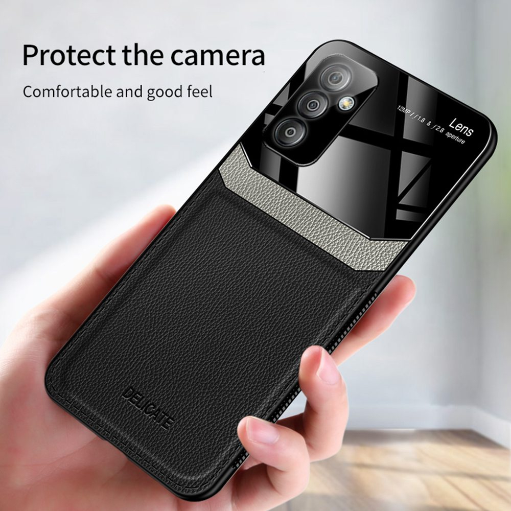 Ốp Điện Thoại Da PU + Acrylic Thời Trang Cho Samsung Galaxy A34 A54 A14 A24