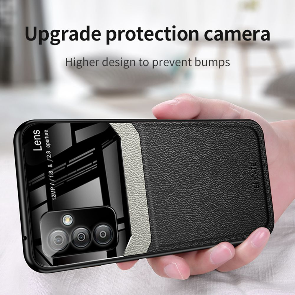 Ốp Điện Thoại Da PU + Acrylic Thời Trang Cho Samsung Galaxy A34 A54 A14 A24