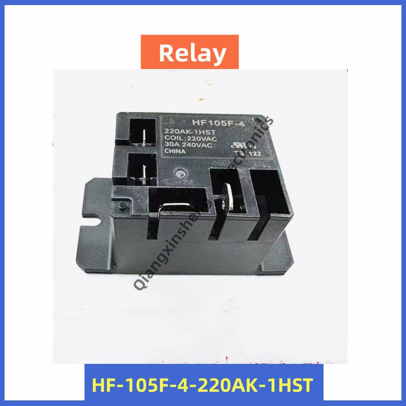 Rơ Le Điện Tử Mini HF-105F-4-220AK-1HST 220VAC 4 Pins 30A240VAC H