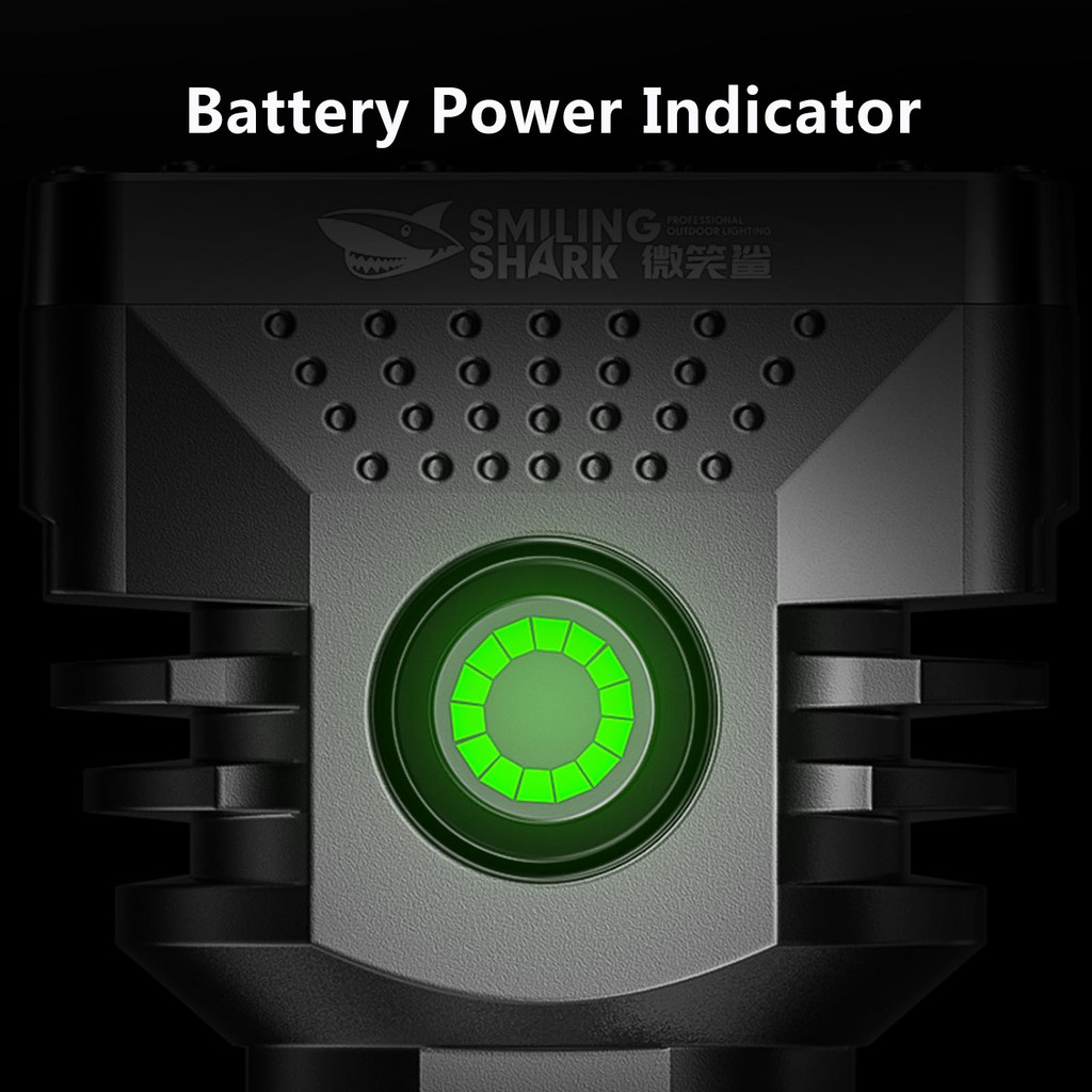 SmilingShark SD0403A Đèn Pin Led Mini Siêu Sáng Sạc USB 4 Chế Độ Cho Hộ Gia Đình Đi Cắm Trại Ngoài Trời