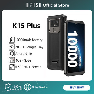 Điện thoại iiif150 oukitel k15 plus 6.52inch màn hình 10000mah nfc 4gb ram 32gb rom/ mt6761 quad core/ android 10